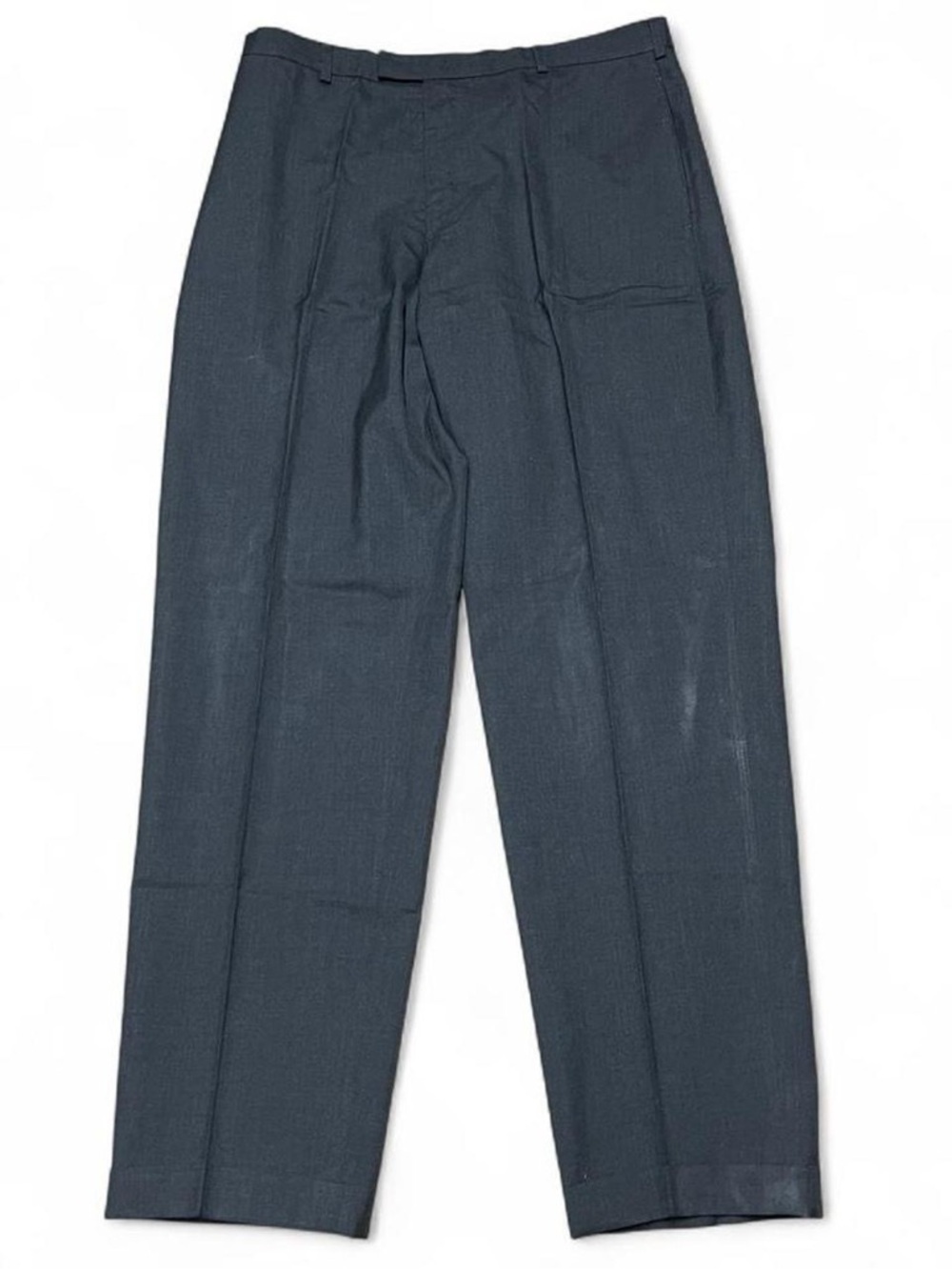 VTG J Crew Oarsman Pants Men 34x32 Wool Cuffed Straight Leg Regular Fit Charcoal